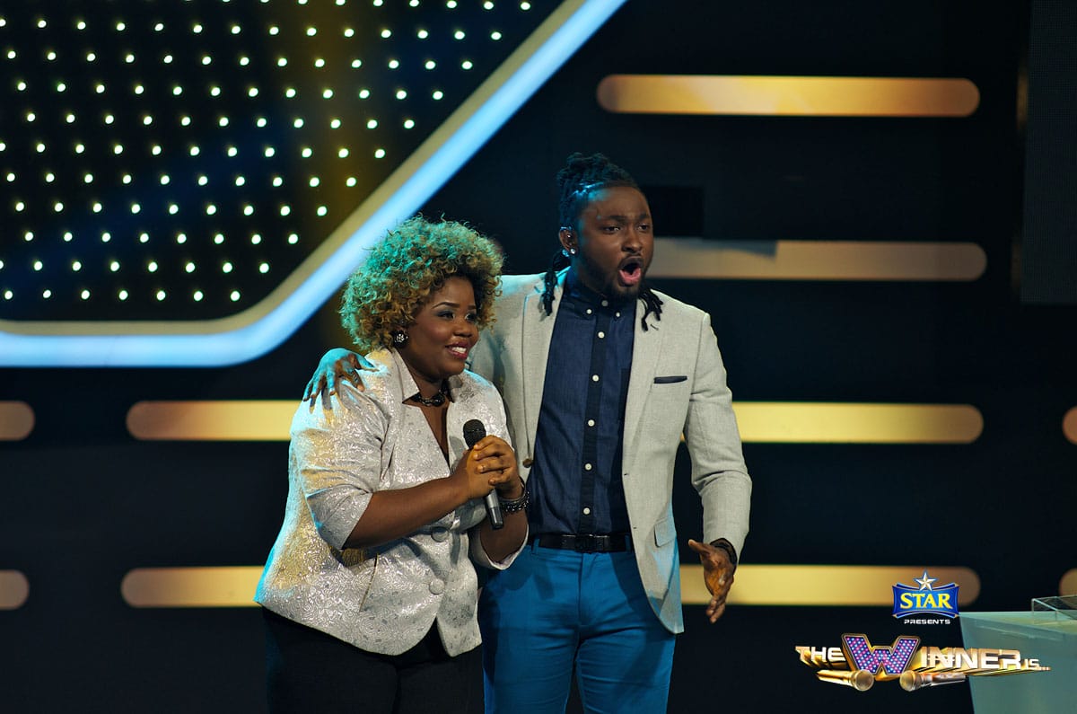 Uti Nwachukwu and Episode Winner, Jahtell