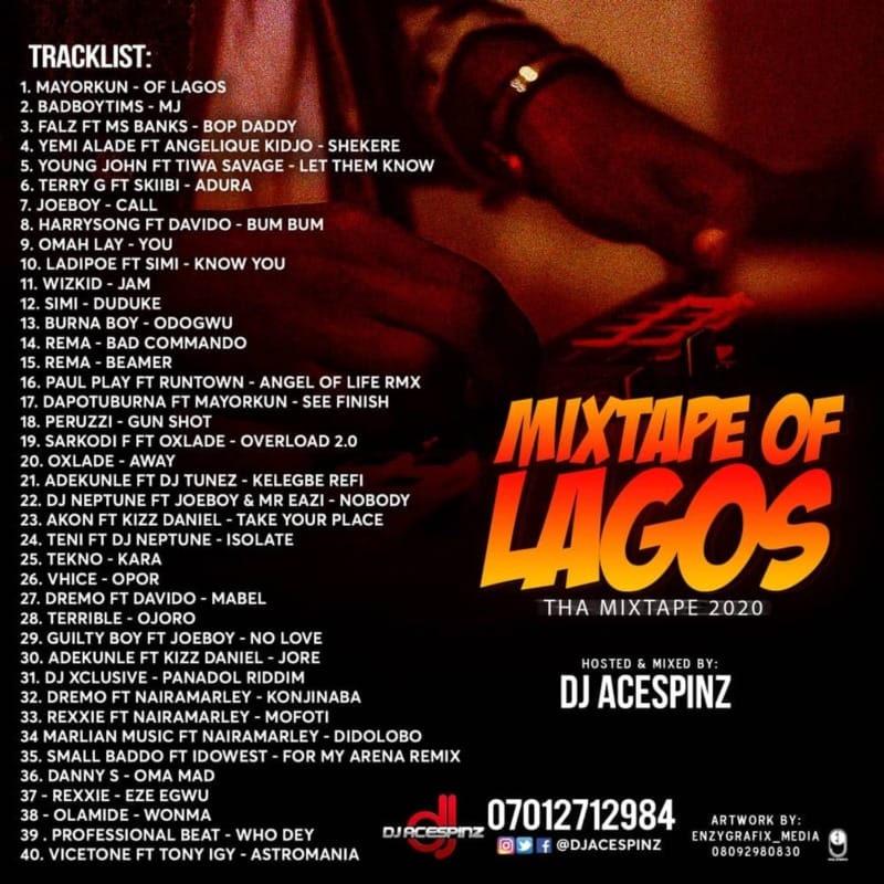 Dj Ace Spinz Mixtape Of Lagos