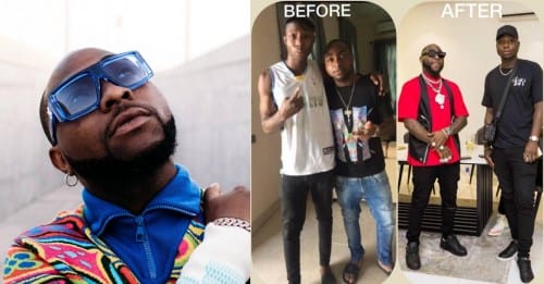 Davido's Aide Shares Transformation Years After Meeting Him
