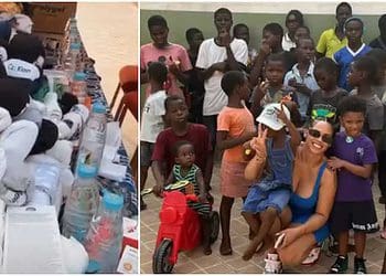 Wizkid's Son, Zion Melts Hearts, Donates Used Toys To Orphanage || Watch!