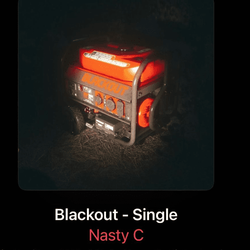 Nasty C Blackout Lyrics